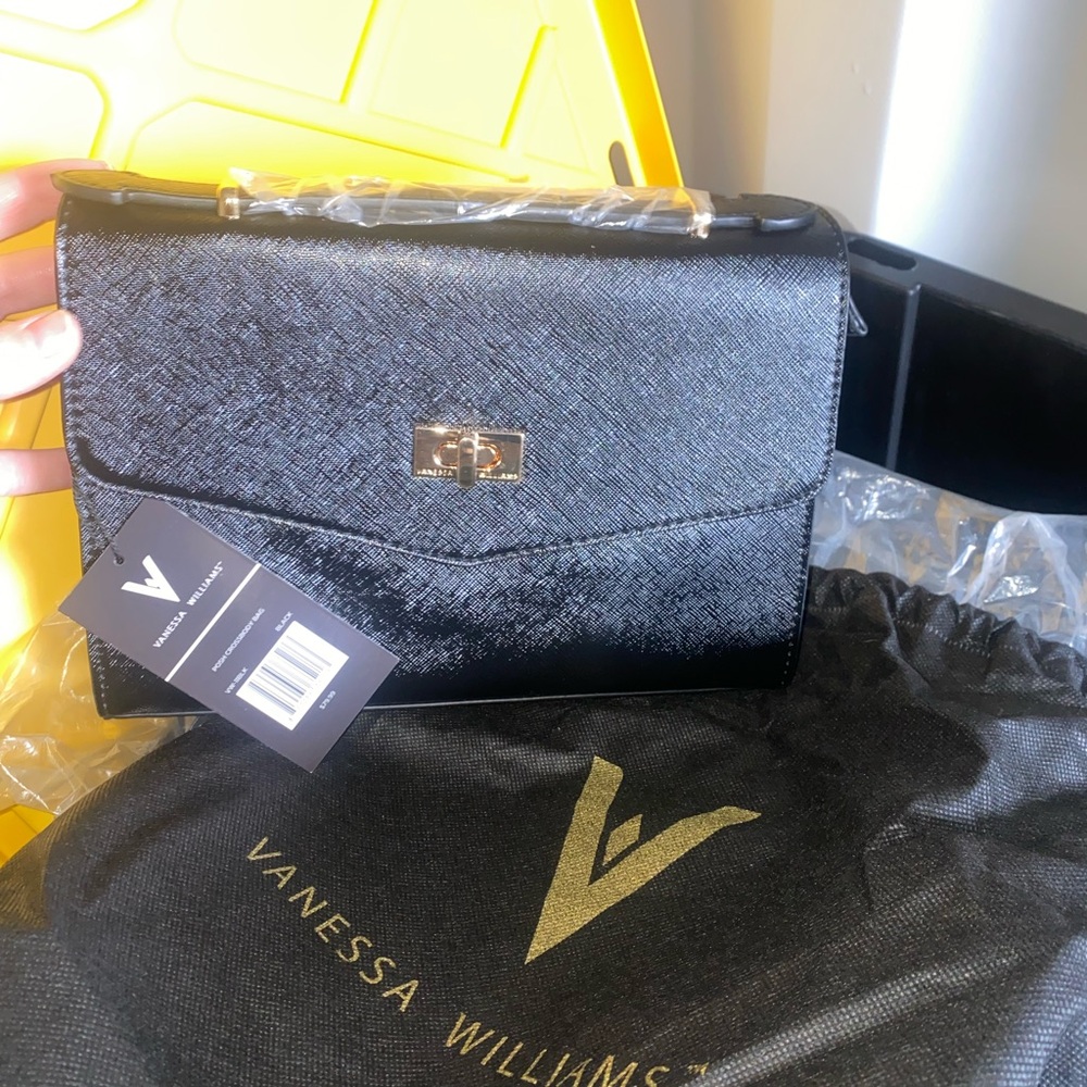 Vanessa Williams Black Crossbody Bag